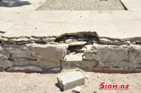 Milli Qəhramanın adını daşıyan parkda nə baş verir: şəhidin abidəsi uçub-dağılıb Milli Qəhramanın adını daşıyan parkda nə baş verir: şəhidin abidəsi uçub-dağılıb