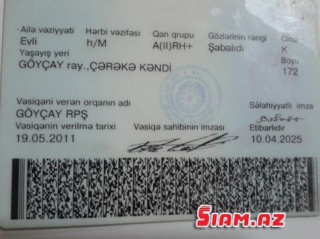 Göyçay sakini şikayət edir Göyçay sakini şikayət edir